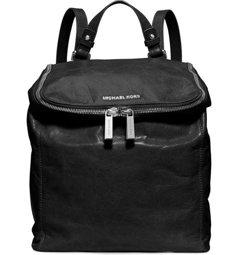 michael kors lisbeth leather medium backpack|Michael Kors large backpack.